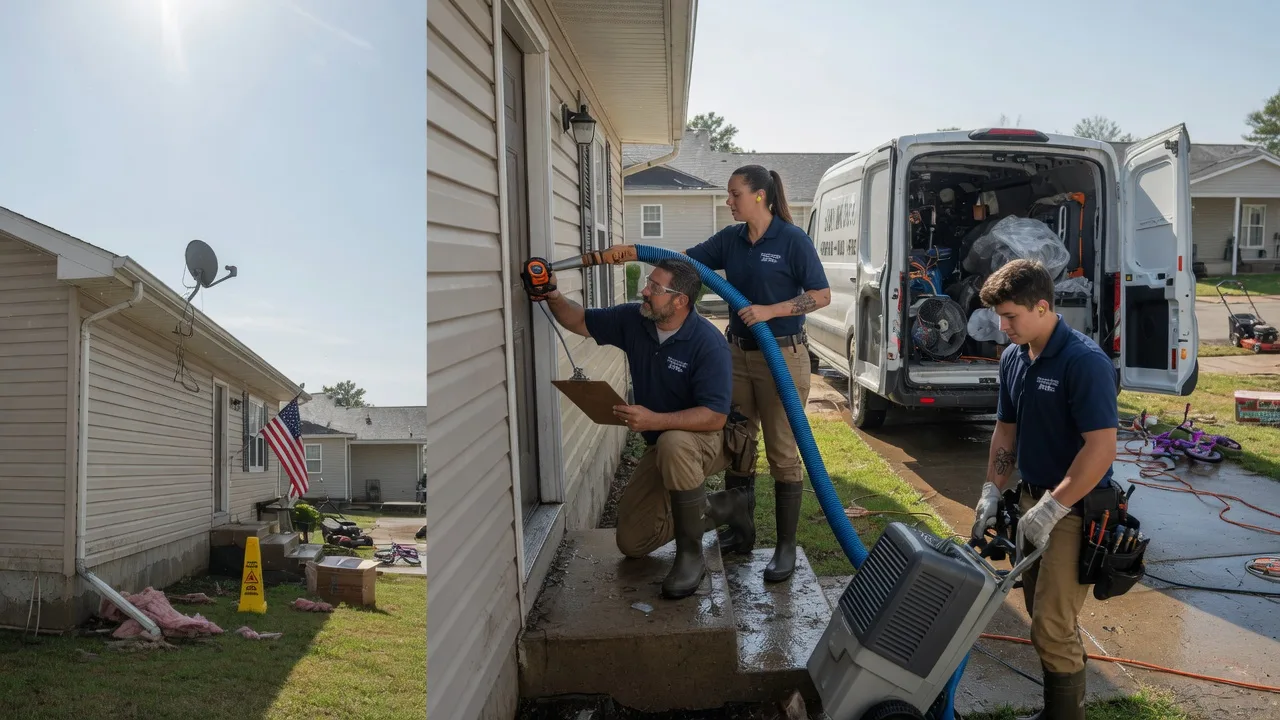 Ceiling Water Damage Restoration in Albert, OK near me